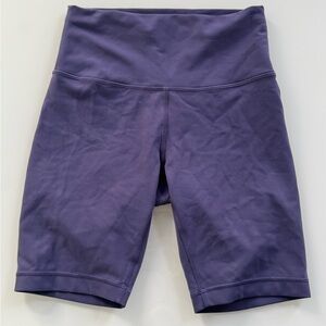 Lululemon High-Rise Biker Shorts – Size 6 – Purple
